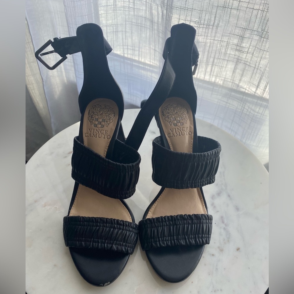 Vince Camuto Black Strappy Sandals